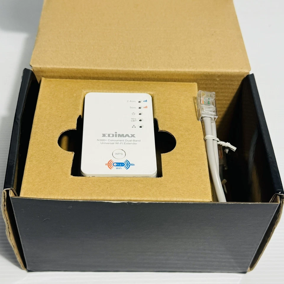 Edimax Dual Band 2.4Ghz 5Ghz Concurrent Wireless Extender Plug N300 EW-7238RPD - Image 4 of 4