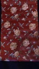 Brewster Wallpaper DG5804428 Elegant Floral Tan Cranberry Wine Very Dark SALE