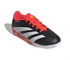 NWB Adidas 70 Predator 24 League Firm Ground Soccer Cleats,Black/White/Red, 4.5