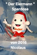 Kinder Ü Ei, Spardose Eiermann Nicolaus von 2016