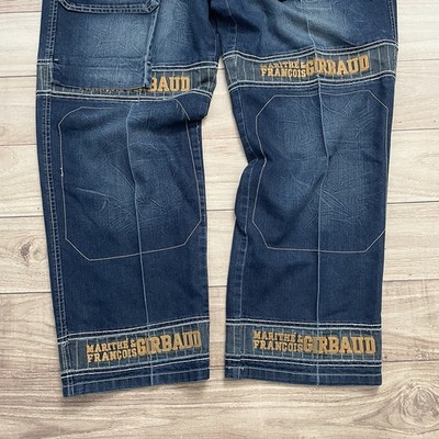 Vintage Marithe Francois Girbaud Blue Jeans Mens Size 40 Spell Out