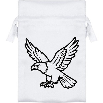Satin-Tasche/Beutel mit Kordelzug ''Fliegender Adler'' (SB059869)