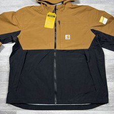 Carhartt Men's LARGE Storm Defender Relaxed Fit Lightweight Monterey Rain Jacket