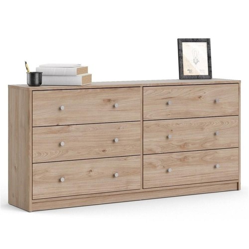 3 Piece Dresser and Nightstand Bedroom Set in Jackson Hickory - Picture 4 of 20