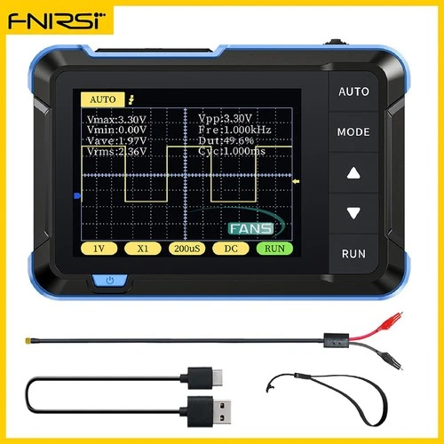 FNIRSI DSO152 Handheld Mini Oscilloscope Type-C Portable Digital Oscilloscope U