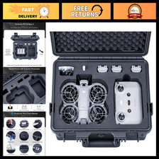 Waterproof Hard Case for DJI Neo 2  RC-N3/N2 Controller, Shoulder Strap, Holds
