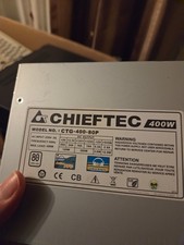 Chieftec Netzteil 400W  Model: CTG-400-80P Neu