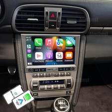 4+64GB Head Unit Carplay Android 14 For Porsche 911 Boxster Cayenne Radio RDS/FM