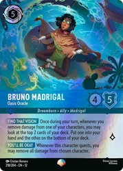 Bruno Madrigal - Oasis Oracle 218/204 Wilds Unknown Epic Foil