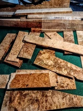 Premium Burl Scrap Wood Lot – 4 Pounds – Highly Figured Craft & Inlay Wood