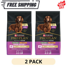 2 Pack Purina Pro Plan 3.5lb Dog Food Small Breed Senior Chicken Rice Blend 6.00 per pound