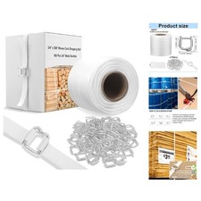 Ribbonlic 3/4"x500' Woven Cord Strapping Kit Woven Cord Banding Packaging Strapp