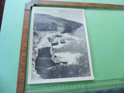 Vintage Foto ''Dancing Ledge'' Dorset ca. 1950er Jahre von Stevens of Wareham