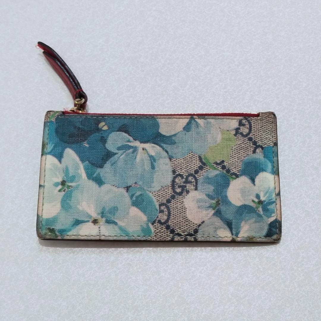 GUCCI GG Blooms PVC Card and Coin Case