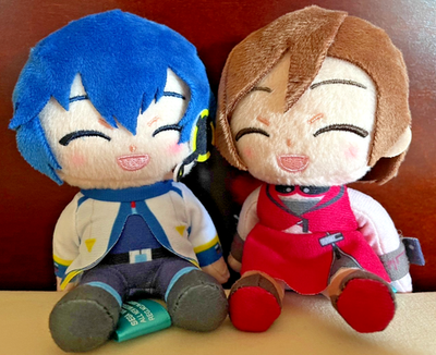 NEW Hatsune Miku x Round1 Collab KAITO & MEIKO Vocaloid Plush Set