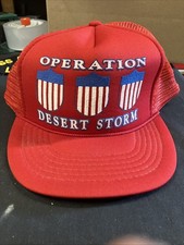 OPERATION DESERT STORM Vintage Hat snap back Rope Front Never Worn Need Attn