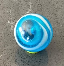 Transitional Marble NM Hand gathered Japanese Yasuda? Seike? Aqua 0.66”