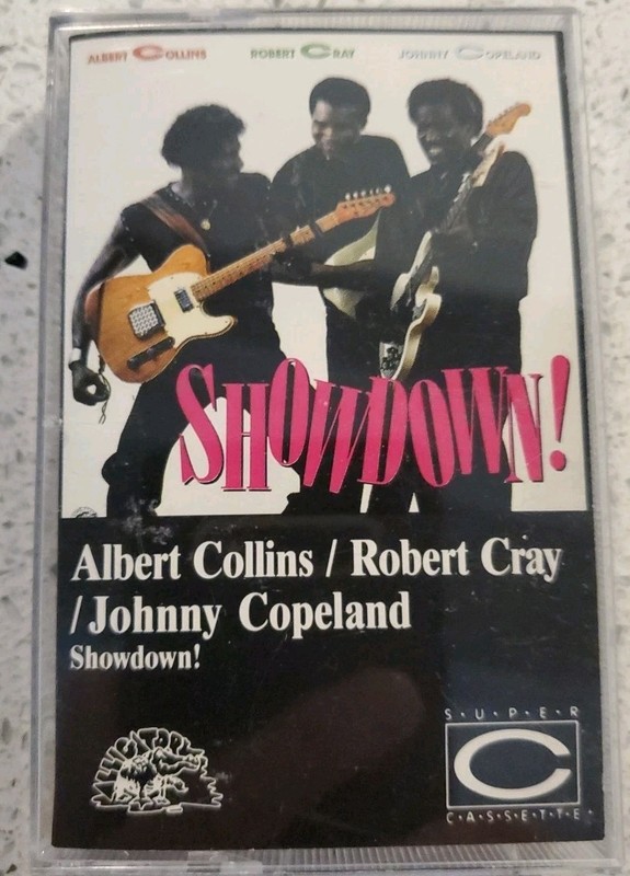 Albert Collins Robert Cray Johnny Copeland Showdown! Out Of Print Cassette Tape