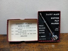 Dairy Maid New In Box Butter Pat Maker.. By LL Product 1950's. Made in England 