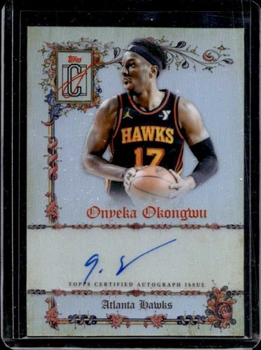 2025 Topps Signature Onyeka Okongwu Base (RAW)