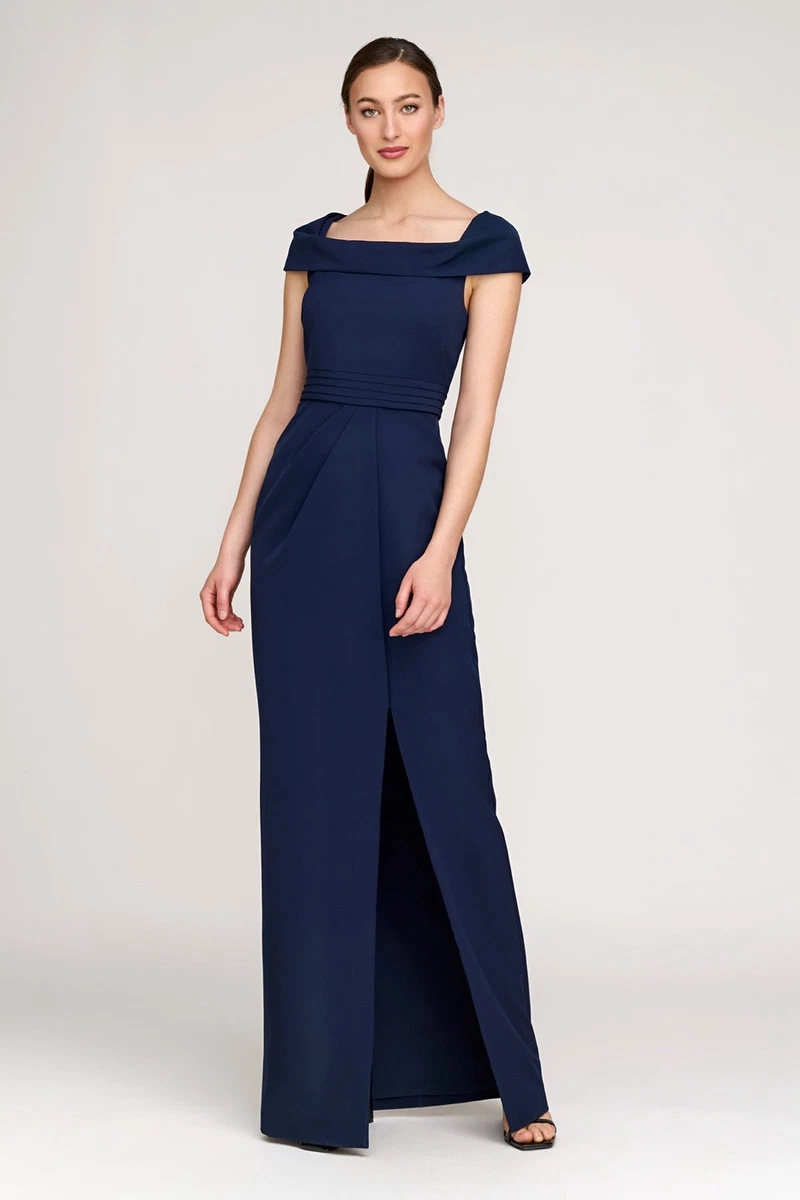 blue dress ebay Zero-Waste Dress in Blue Silk Charmeuse main image 1