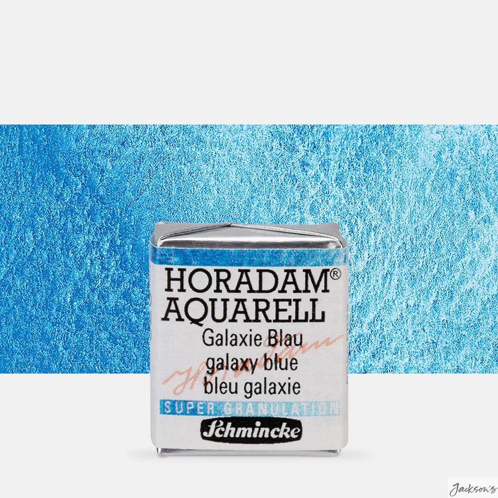 Schmincke Horadam Watercolour Paint Half Pan Galaxy Blue For Supergranulation