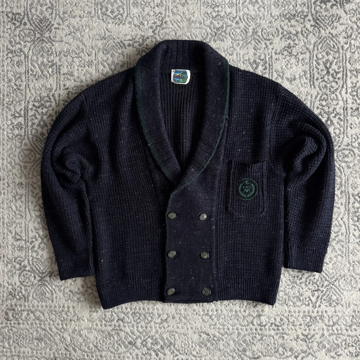 Mens Double Breasted Cardigan for sale | eBay UK
