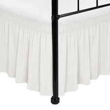 Biscaynebay Wrap Around Bed Skirts with Split Corners for Twin/Twin XL Beds 1...