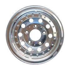 Metallic Polished 10 Hole 15 x 7.5 Used Wheel