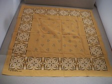 Vintage 1970s Wash Fast Color-RN14193 Bandana All Cotton 21" x 20"