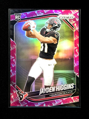 Jayden Higgins | 2025 Panini Prizm | Super Bowl LX Prizm /60 | RC | Texans