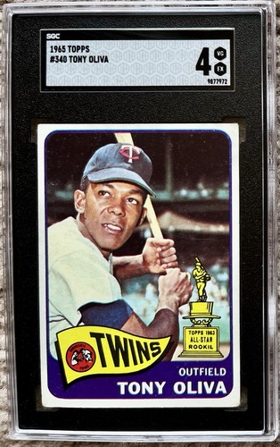 Tony Oliva #340 1965 Topps card