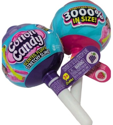 Cotton Candy Sweet Scented Slime Fluffy Stretchy New ZURU Oosh Lot of 2 NEW