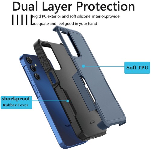 Custodia telefono antiurto + vetro per Samsung Galaxy A35 A15 A14 5G A54 A03S A23 - Foto 57 di 68