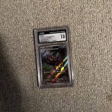 CGC 10 Pristine Liepard 135/086 AR Art Rare Whitei Flare sv11W Pokemon Card