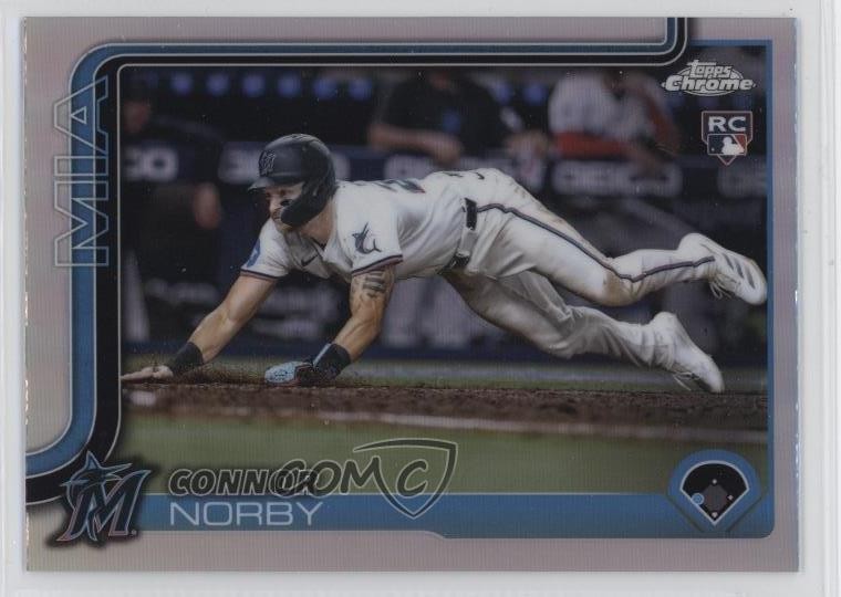 2025 Topps Chrome Image Variation SP Connor Norby #199 Rookie RC 3q5