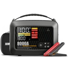 8000A Car Jump Starter with Air compressor Booster Jumper Power Bank Car Battery