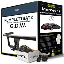 Für MERCEDES E T-Modell Typ S213 Anhängerkupplung starr +eSatz 13pol uni 16- NEU