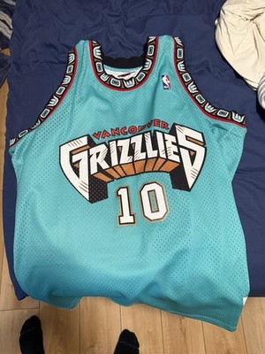 Mens Mitchell & Ness NBA Swingman Road Jersey 2XL Grizzlies Mike Bibby 1998-99
