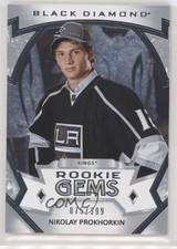 2019 Upper Deck Black Diamond Rookie Gems 75/399 Nikolai Prokhorkin Nikolay 01ks