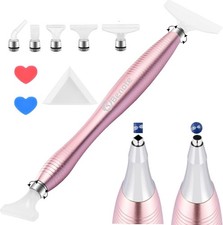 Diamond Art Painting Pen Accessories Tools, Metal Square and Round Rose Gold