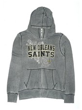 NFL Boys Gray Zip Up Hoodie X-Large kids