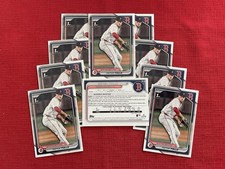 Payton Tolle 2024 1st Bowman Rookie Card #BD-63 (lot of 10)