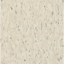 Armstrong 52520031 Vinyl Floor Tiles, 12 In W, Faire White