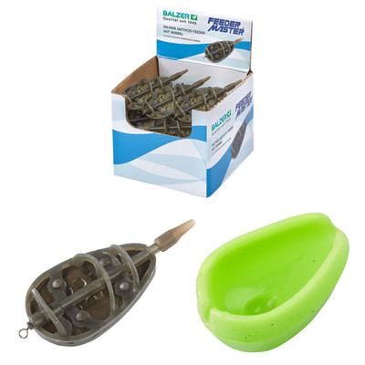 Balzer Feedermaster Inline Method Feeder Korb - Flat Feeder mit Wirbel 20g - 60g