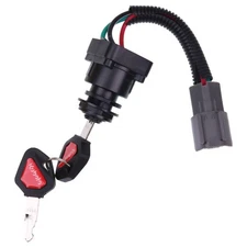 Starter Switch w/Keys 32771-31822 for Kubota Backhoe Loader L39 L45 L47 L48 M59