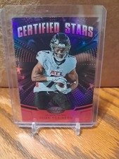 Panini 2025 Certified Stars Bijan Robinson Mirror Purple /199 Atlanta Falcons