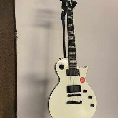 #ad Epiphone WHITE LP Standard Electric Guitar Solid Body active picups black parts $247.00