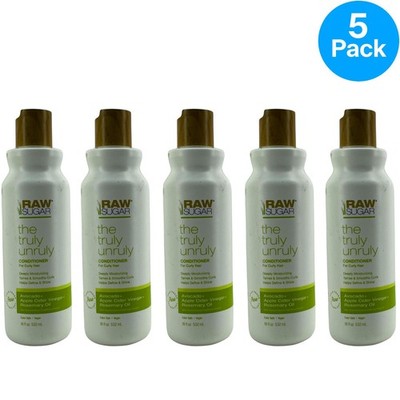 Raw Sugar The Truly Unruly Conditioner 18 Oz 5 Pack