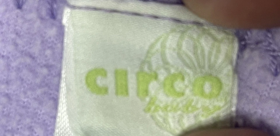 Manta de bebé Circo Target polar púrpura difícil de encontrar Foto 4 de 4